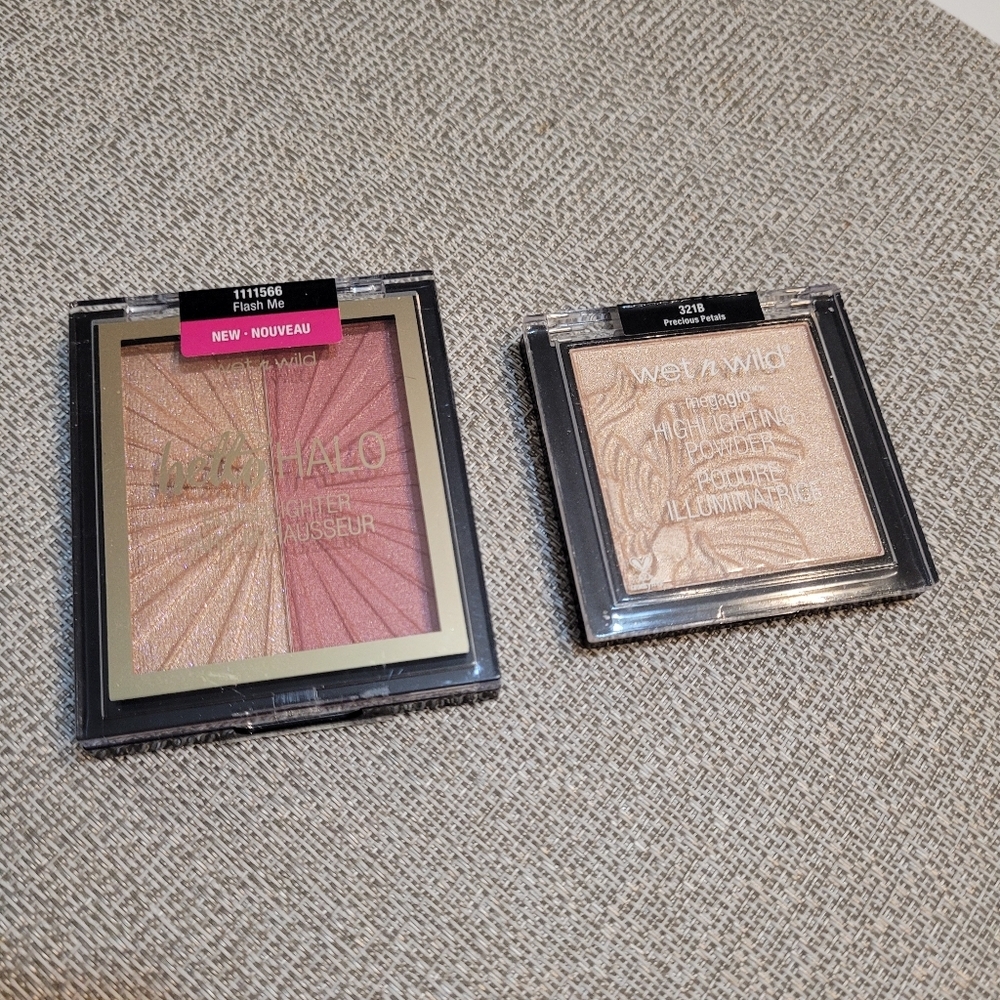 Wet n Wild Hello Halo Blushlighter Duo - Pink and Gold